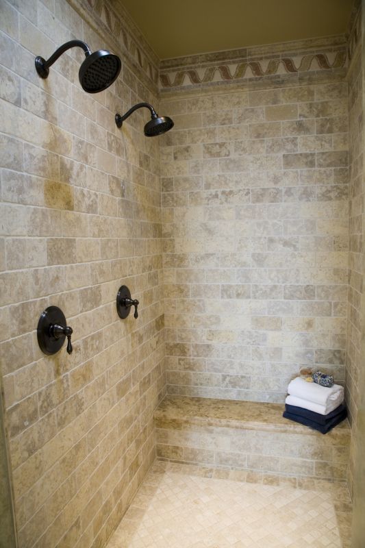 Spa-Like Shower with Multiple Showerheads